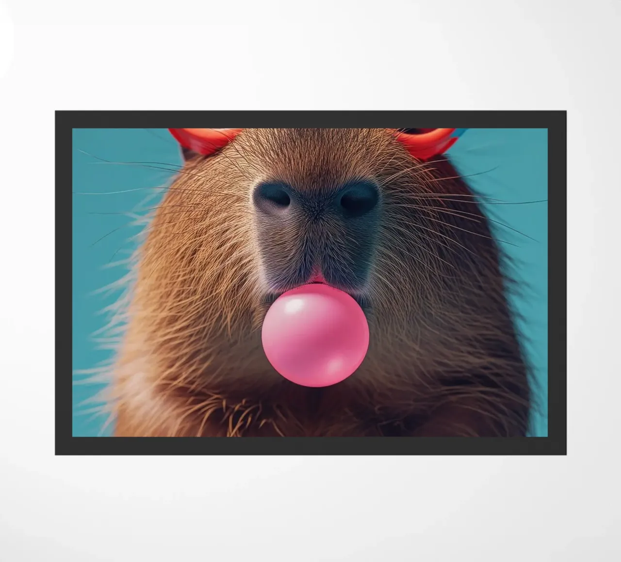 capibara animale bubblegum zerbino da Kirsten C Nolan