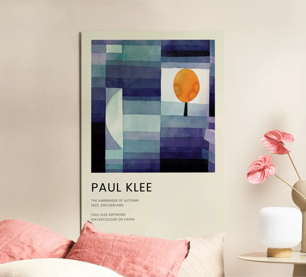 Klee - The Harbinger of Autumn forex plate by Vintage by JUNIQE