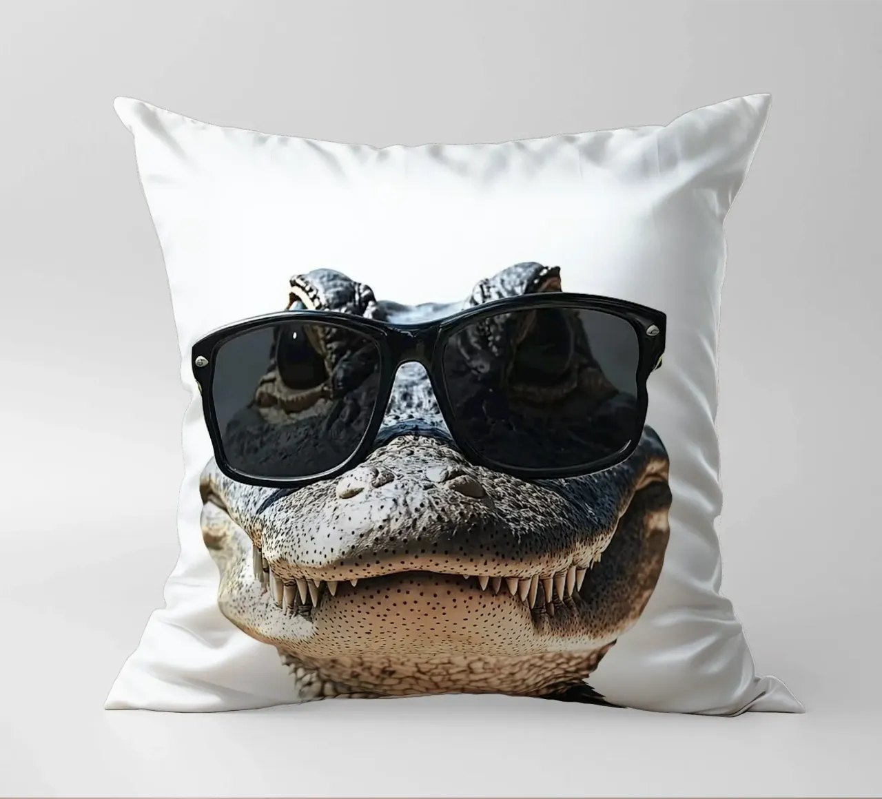 occhiali da sole alligatore rettile animale cuscino da James Isaac Jackson