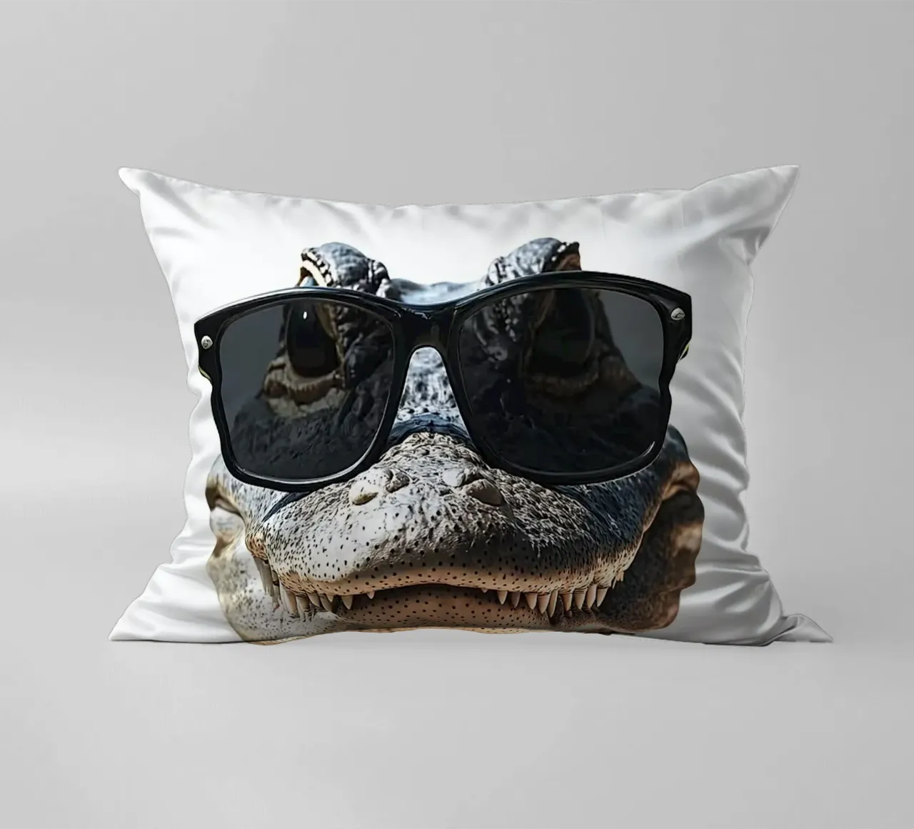 occhiali da sole alligatore rettile animale cuscino da James Isaac Jackson