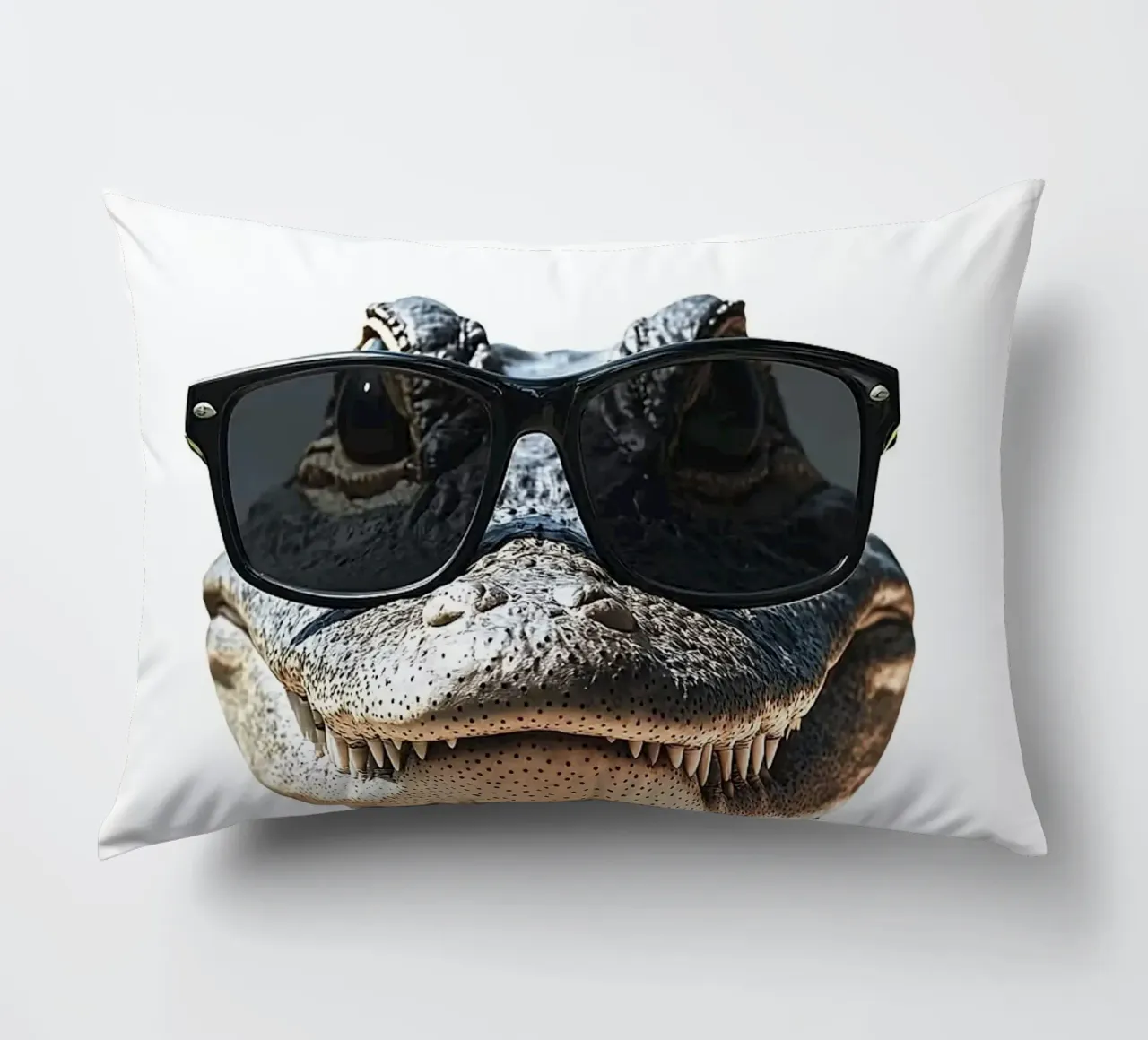 occhiali da sole alligatore rettile animale cuscino da James Isaac Jackson