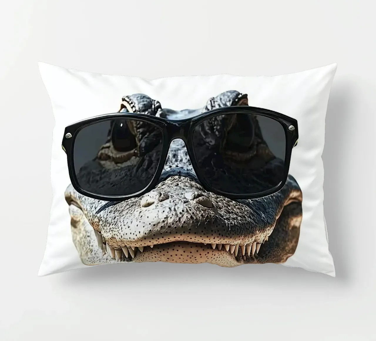 occhiali da sole alligatore rettile animale cuscino da James Isaac Jackson