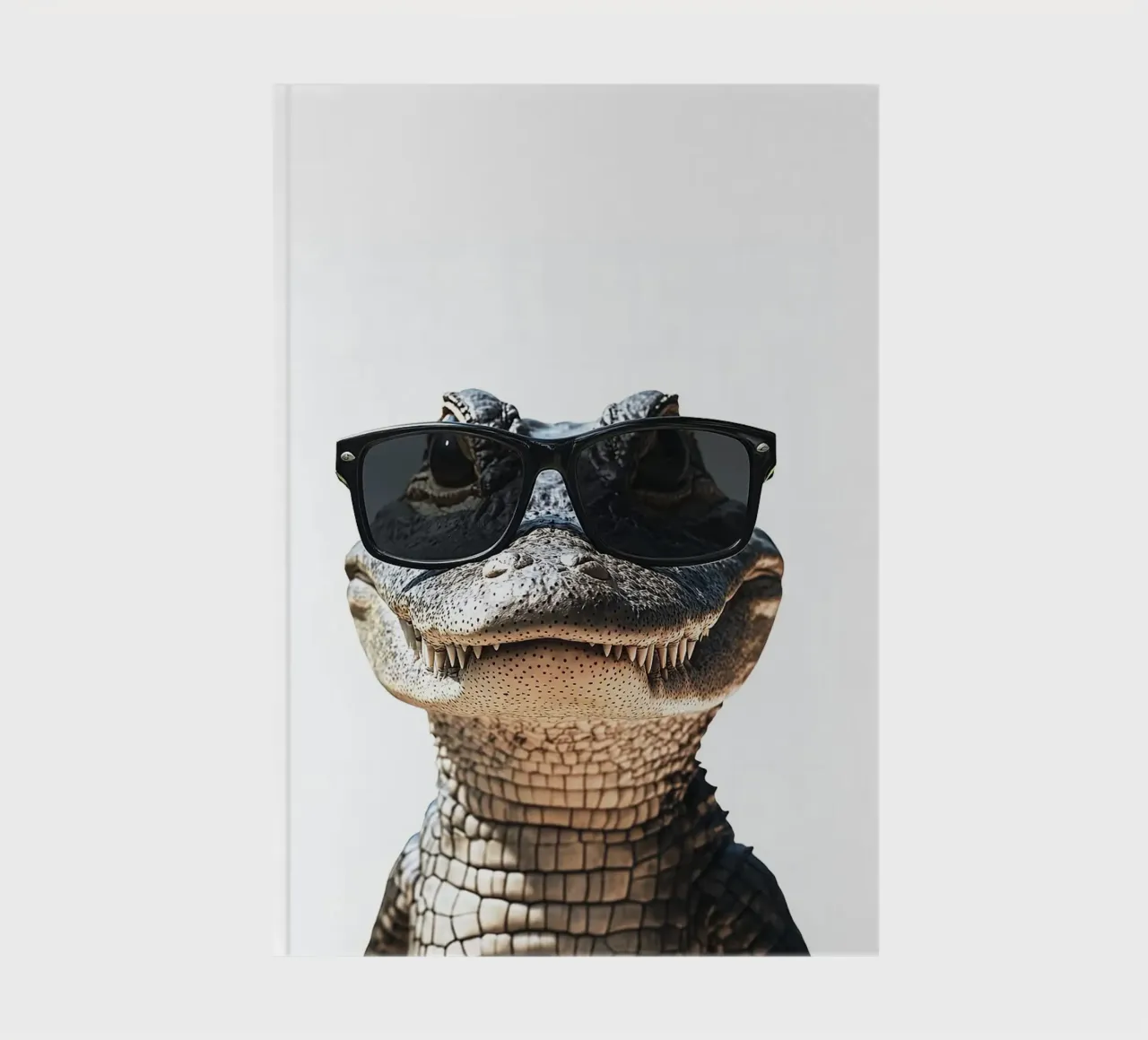 alligator sunglasses reptile animal notebook by James Isaac Jackson