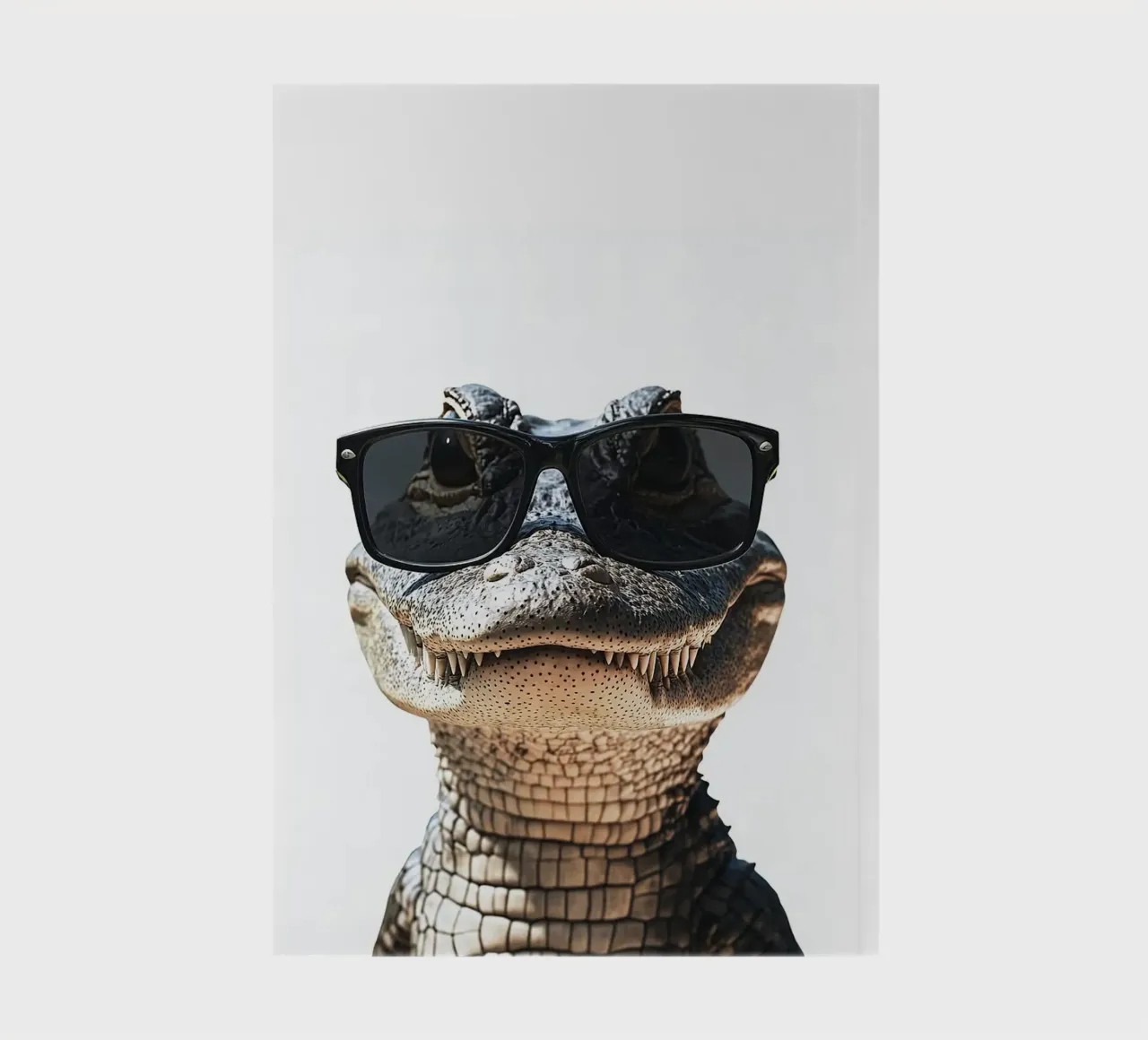 alligator sunglasses reptile animal notebook by James Isaac Jackson