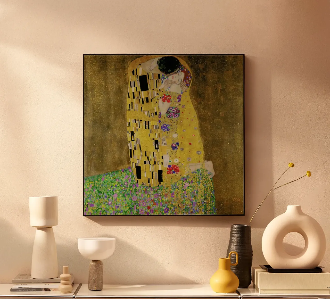 Klimt - The Kiss Acryl-Glas von ARTOTHEK