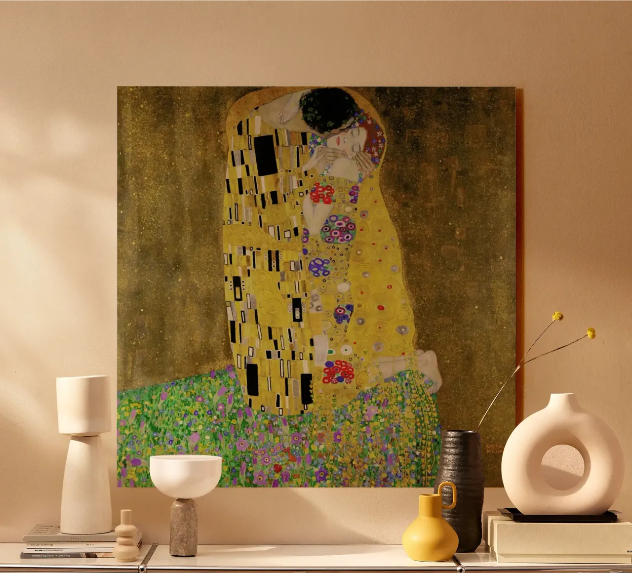 Klimt - The Kiss Acryl-Glas von ARTOTHEK