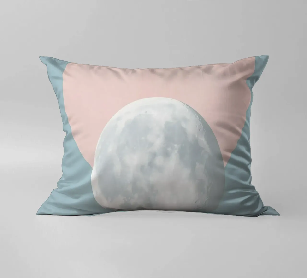 Luna pastello in cerchio cuscino da Carinaprint