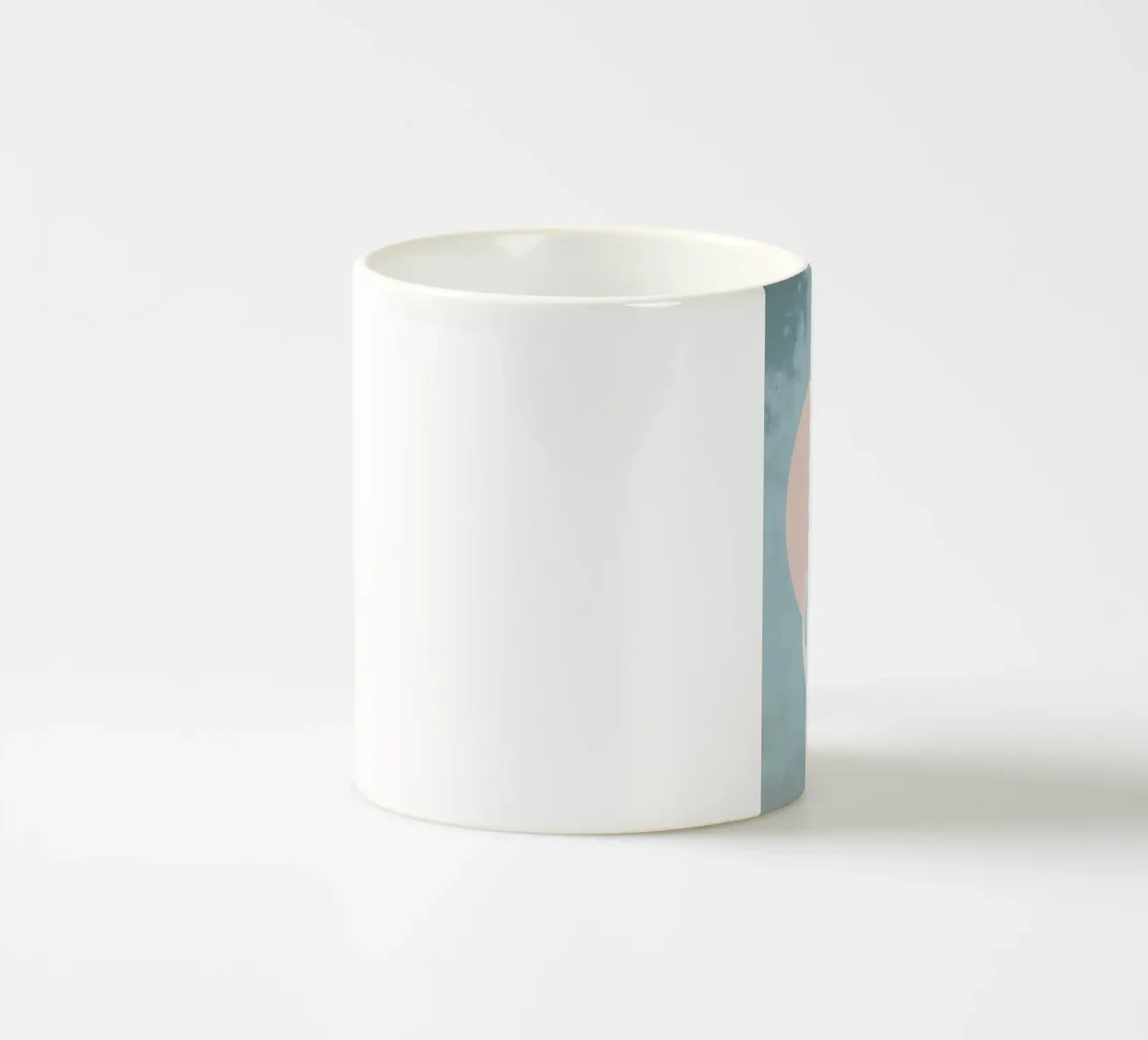 Luna pastello in cerchio tazza in ceramica da Carinaprint