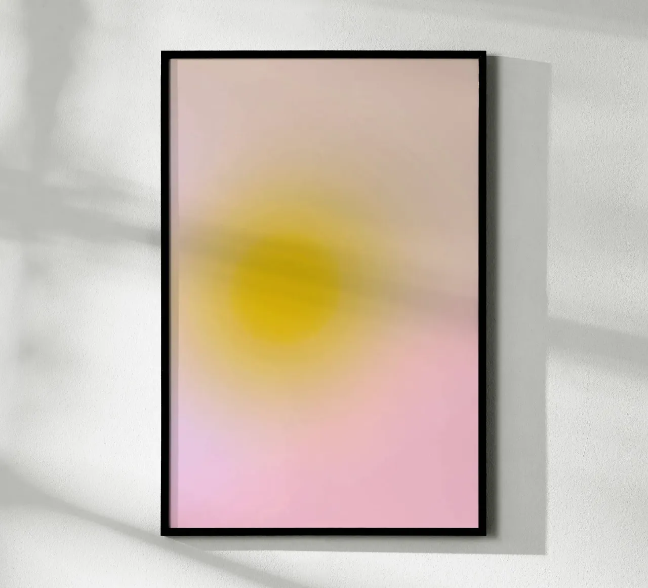 Morning Silence I Gradient poster con telaio in alluminio da Galaxy Eyes