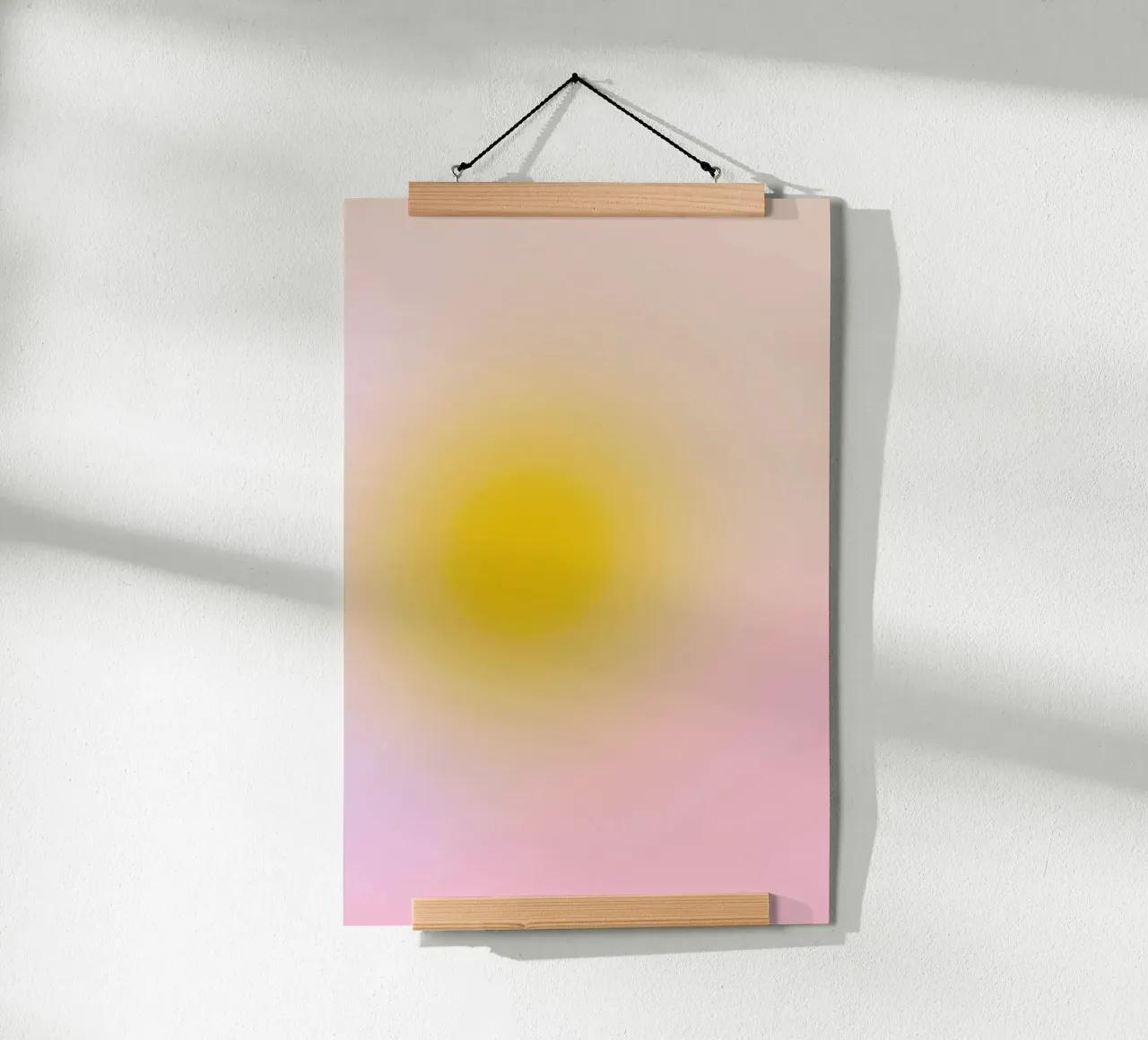 Morning Silence I Gradient poster con telaio in alluminio da Galaxy Eyes
