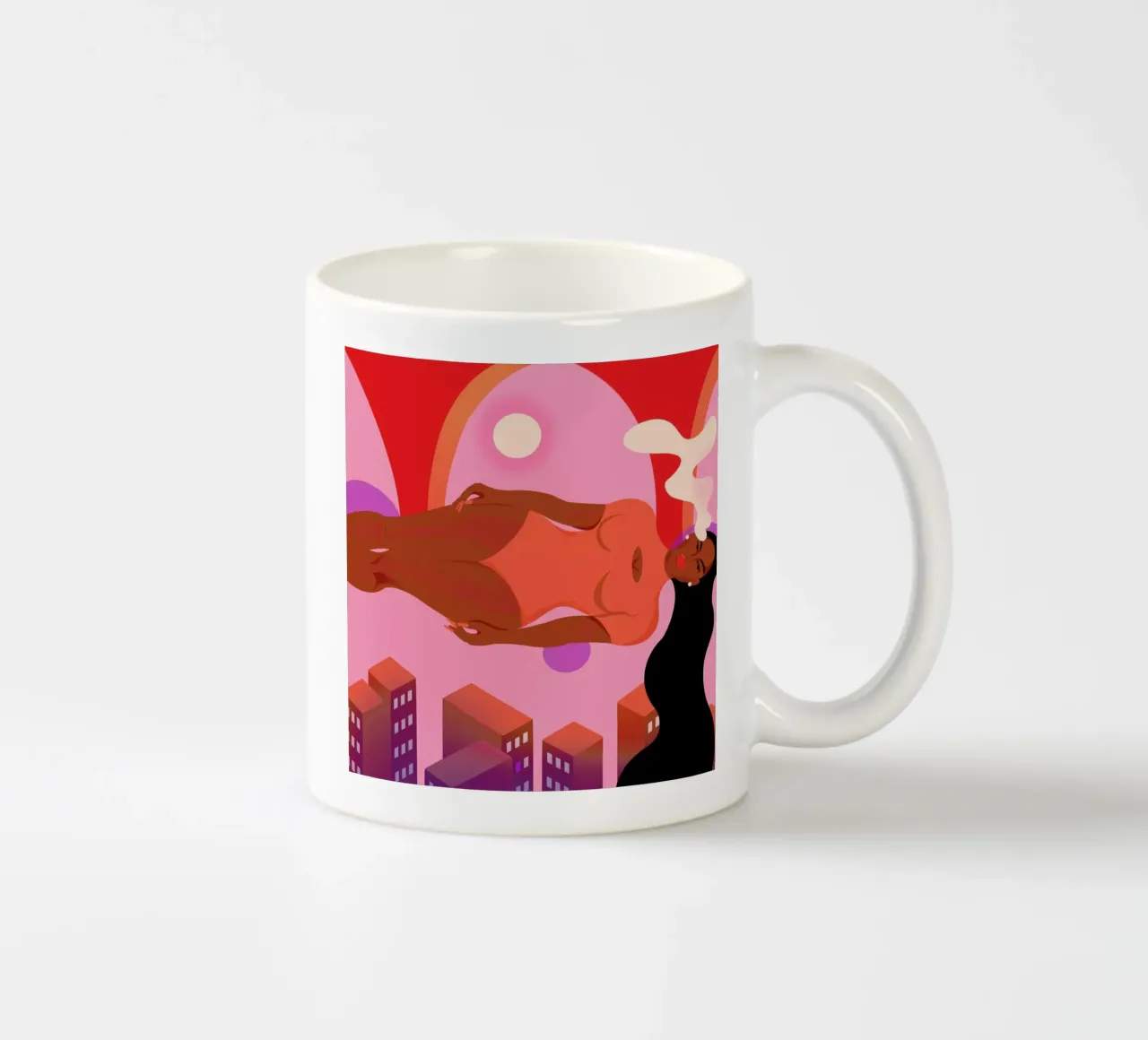 Dreams tazza in ceramica da Kika illu