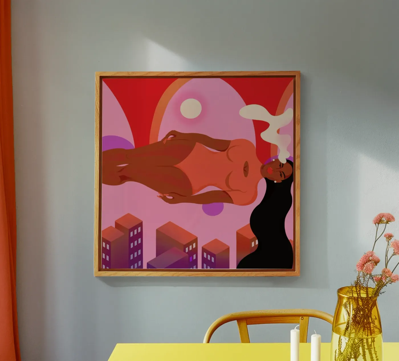 Dreams Acryl-Glas von Kika illu