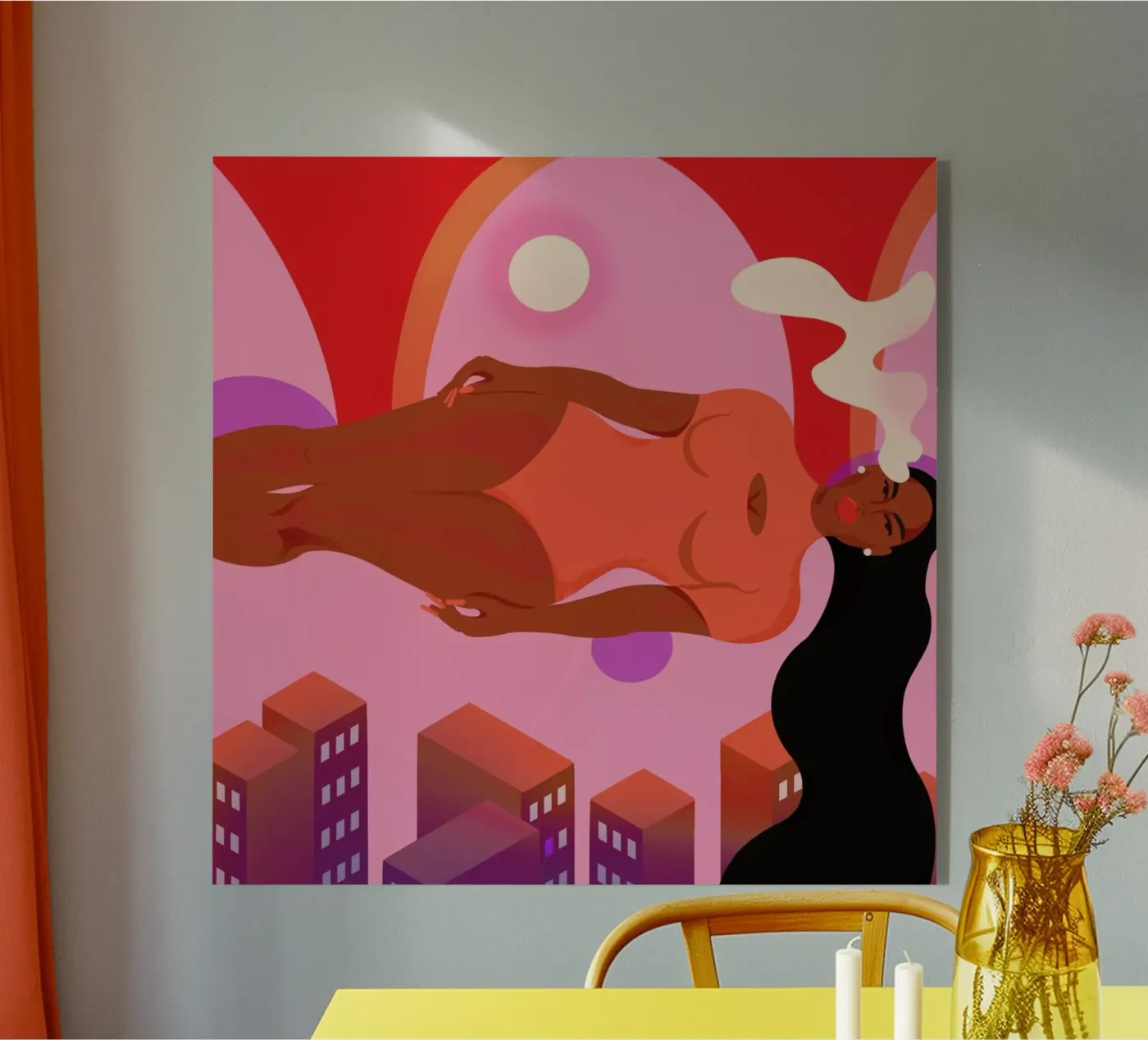Dreams Acryl-Glas von Kika illu