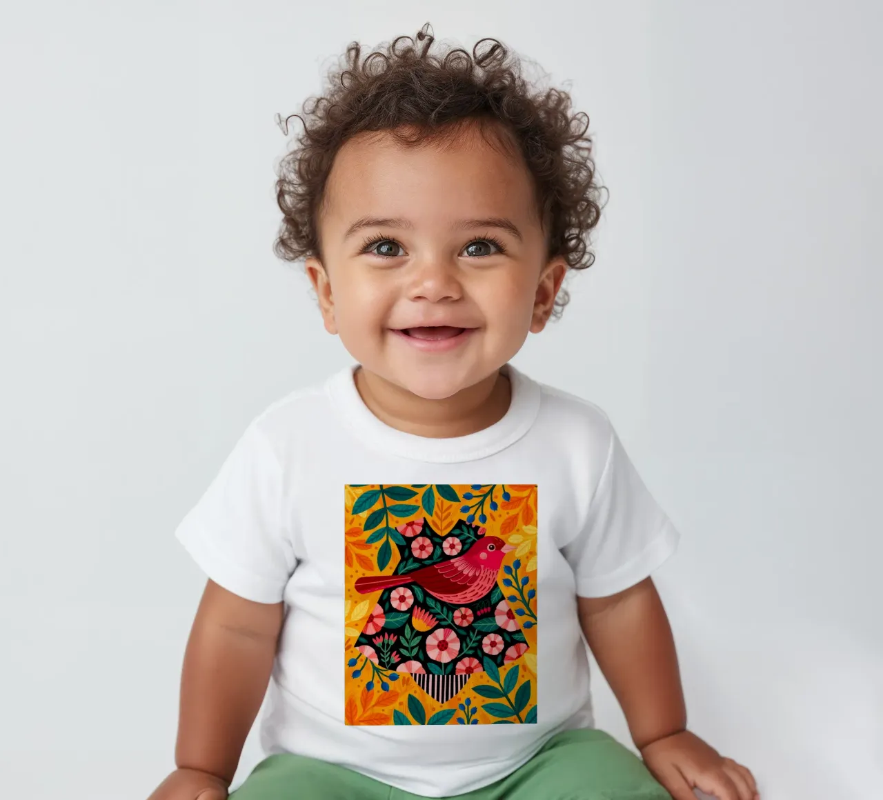 Exotic Bird Paradise baby t-shirt by Silent Hue