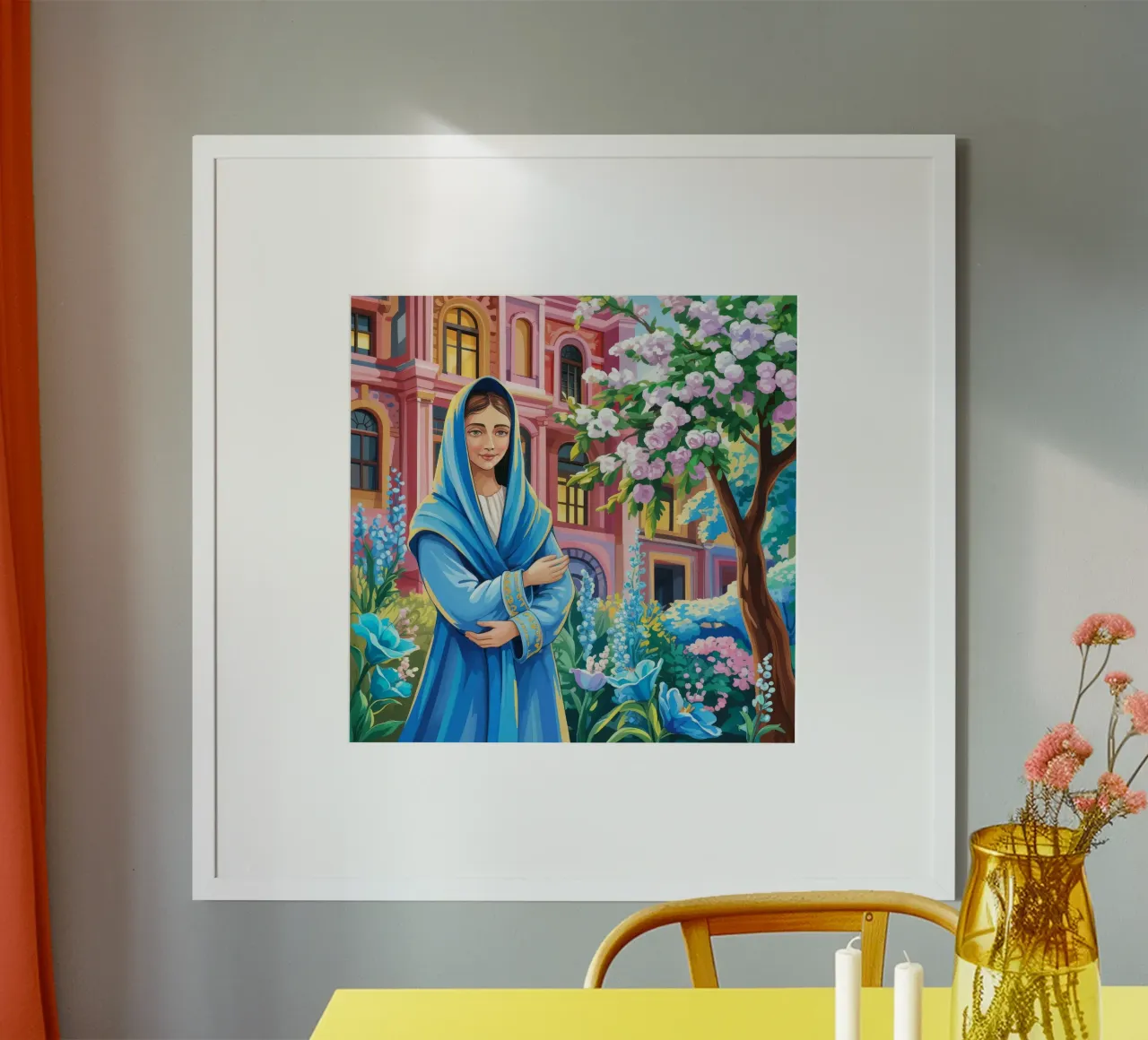 Giardino mistico della serenità poster con telaio in plastica da Silent Hue