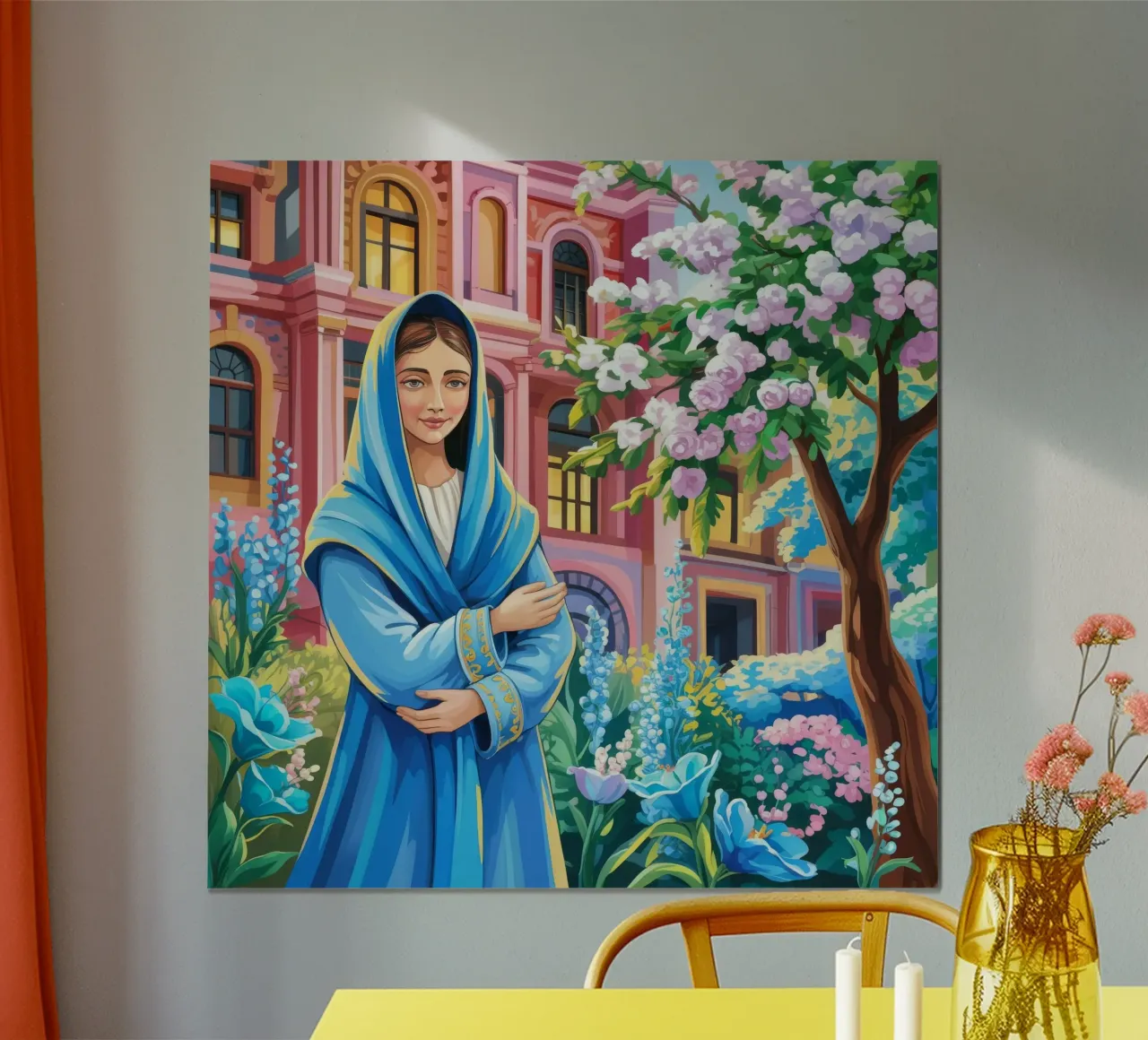 Giardino mistico della serenità poster con telaio in plastica da Silent Hue