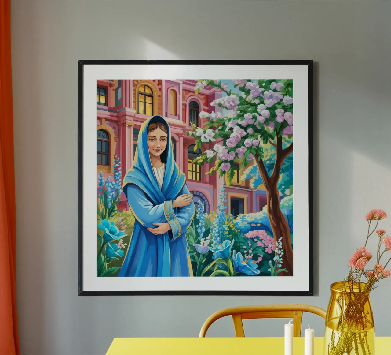 Giardino mistico della serenità poster con telaio in plastica da Silent Hue