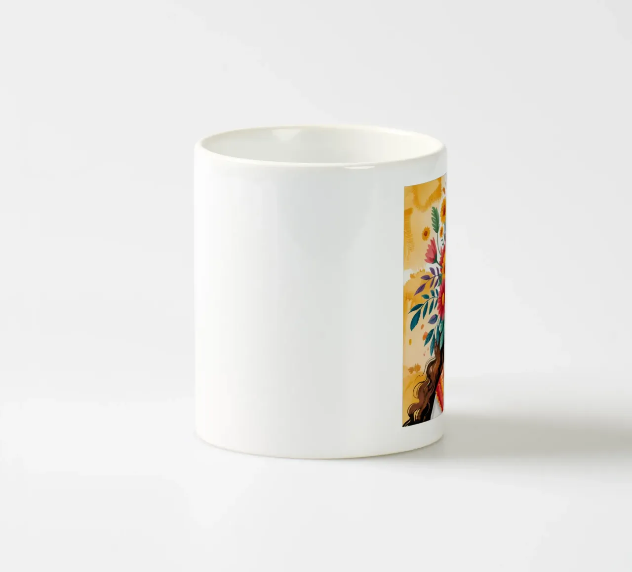 Maestà della corona floreale tazza in ceramica da Silent Hue