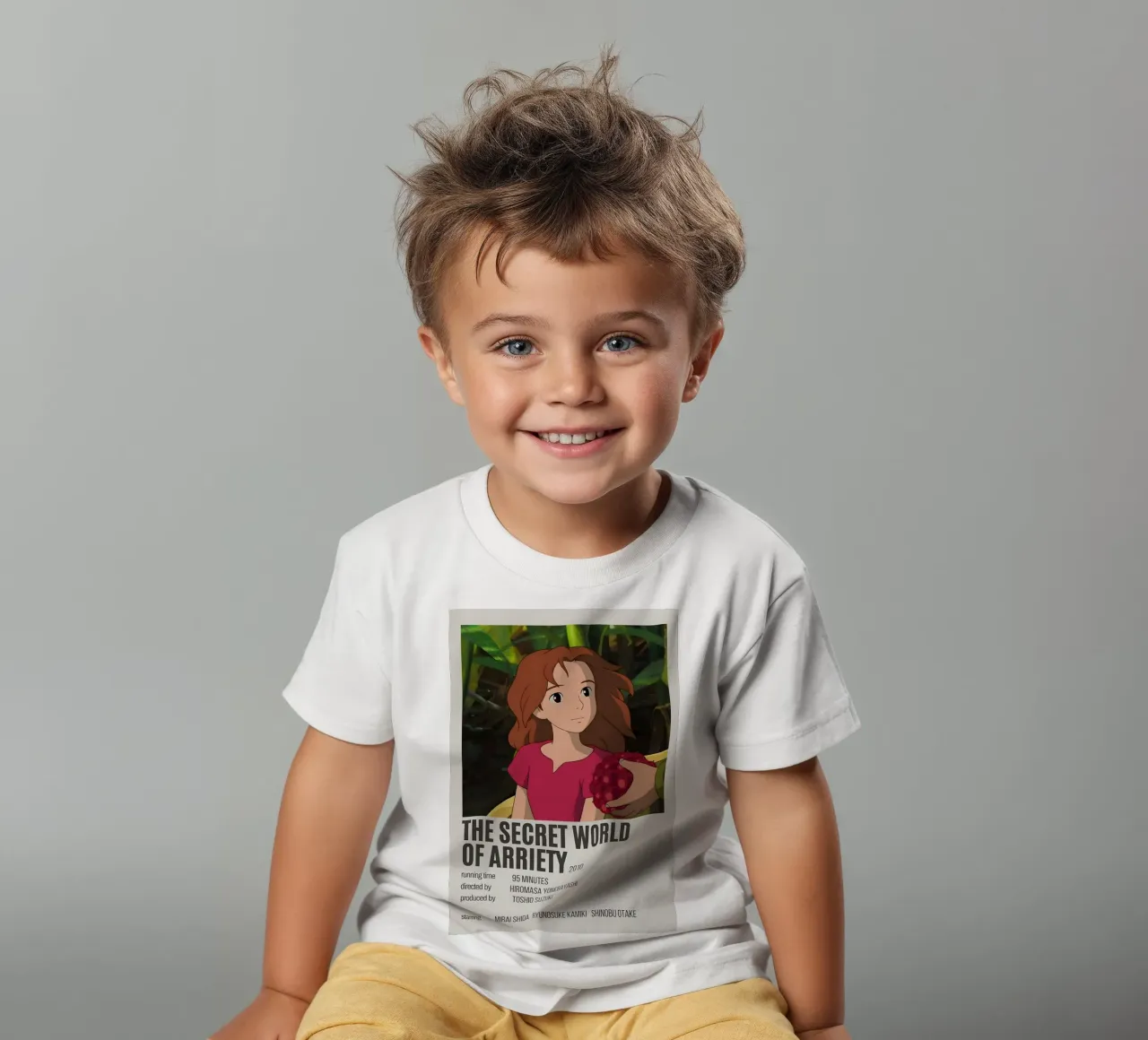 THE SECRET WORLD OF ARRIETY 2010 kids t-shirt by Totoya