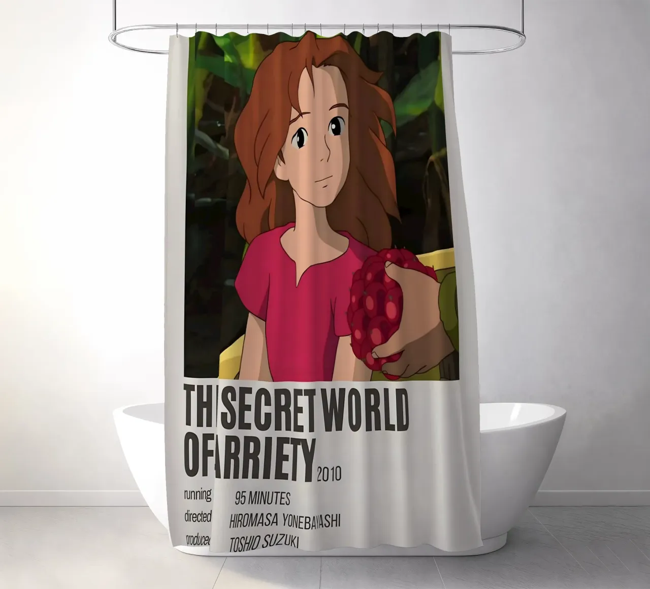 THE SECRET WORLD OF ARRIETY 2010 shower curtain by Totoya