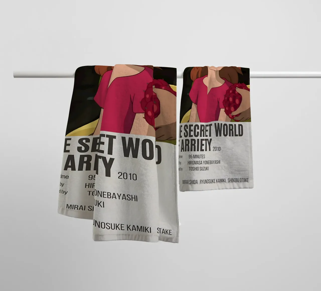 THE SECRET WORLD OF ARRIETY 2010 towel by Totoya
