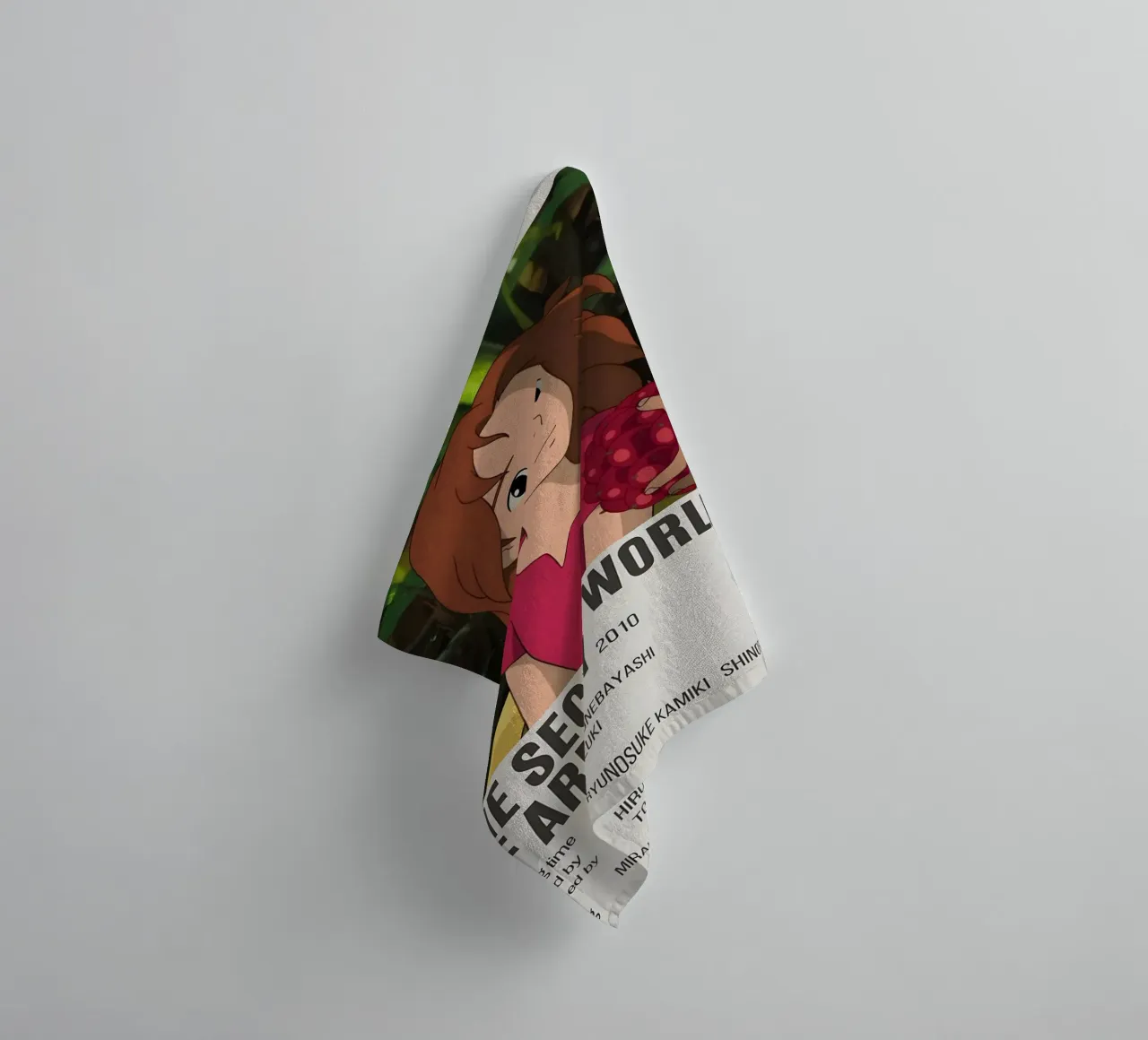 THE SECRET WORLD OF ARRIETY 2010 towel by Totoya