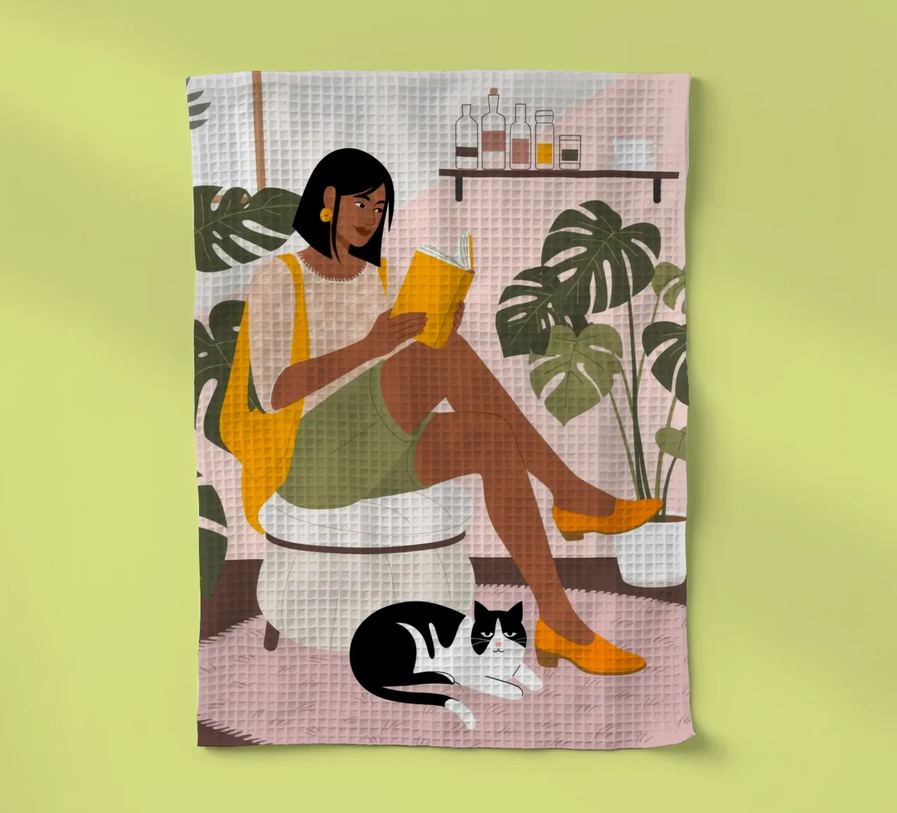 Coin lecture confortable torchon de Silent Hue