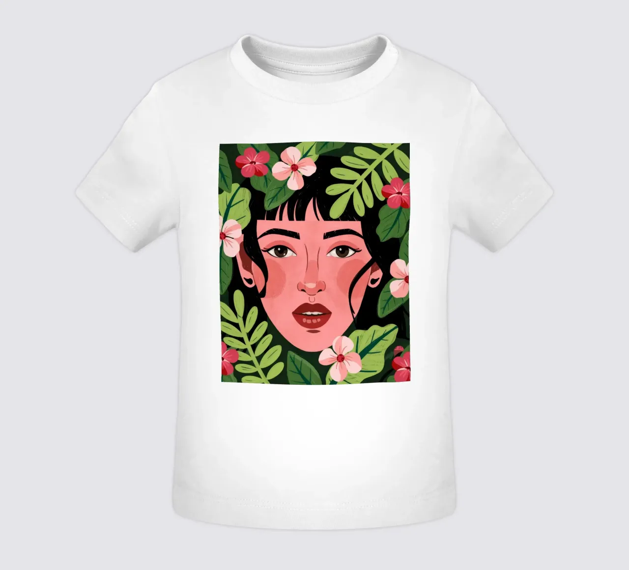 Lush Floral Enchantment baby t-shirt by Silent Hue