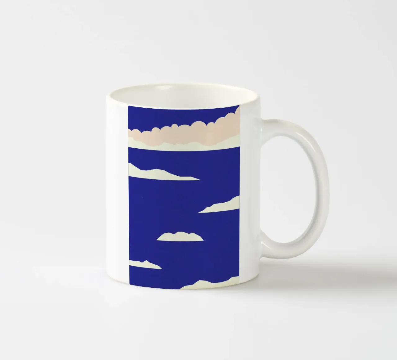 Arctic Ocean tazza in ceramica da Rosi Feist