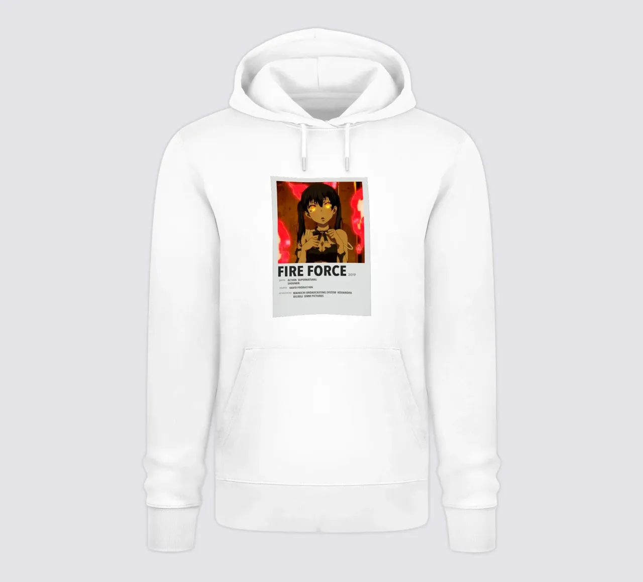 FIRE FORCE 2019 felpa con cappuccio da Totoya