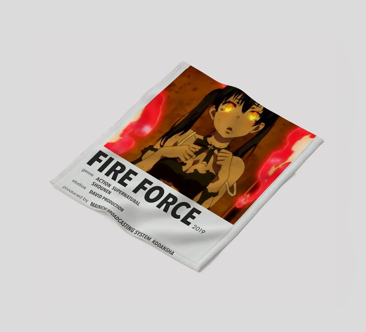 FIRE FORCE 2019 coperta in pile da Totoya
