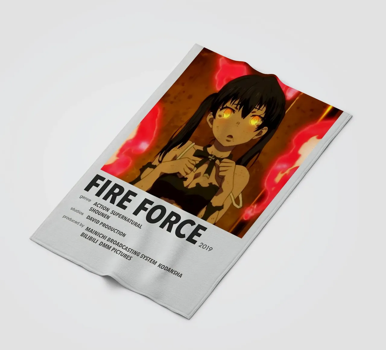 FIRE FORCE 2019 coperta in pile da Totoya