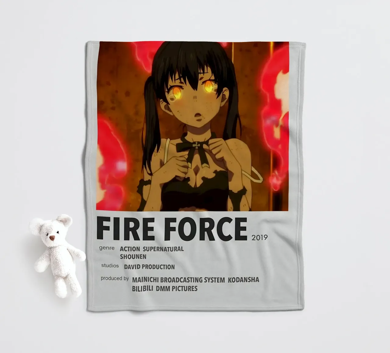 FIRE FORCE 2019 coperta in pile da Totoya