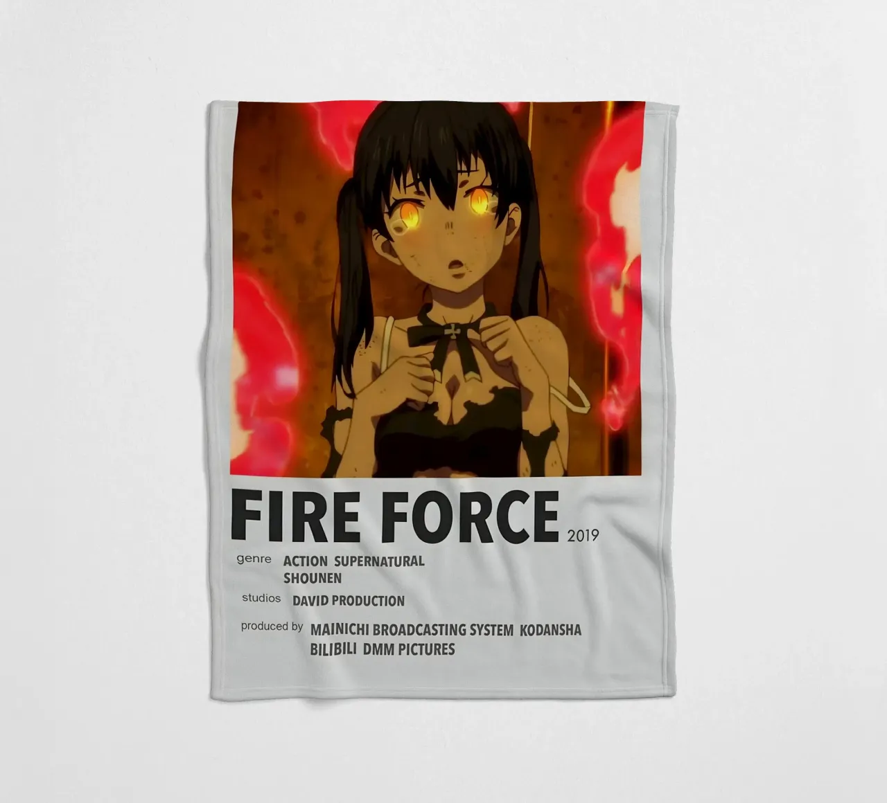 FIRE FORCE 2019 coperta in pile da Totoya