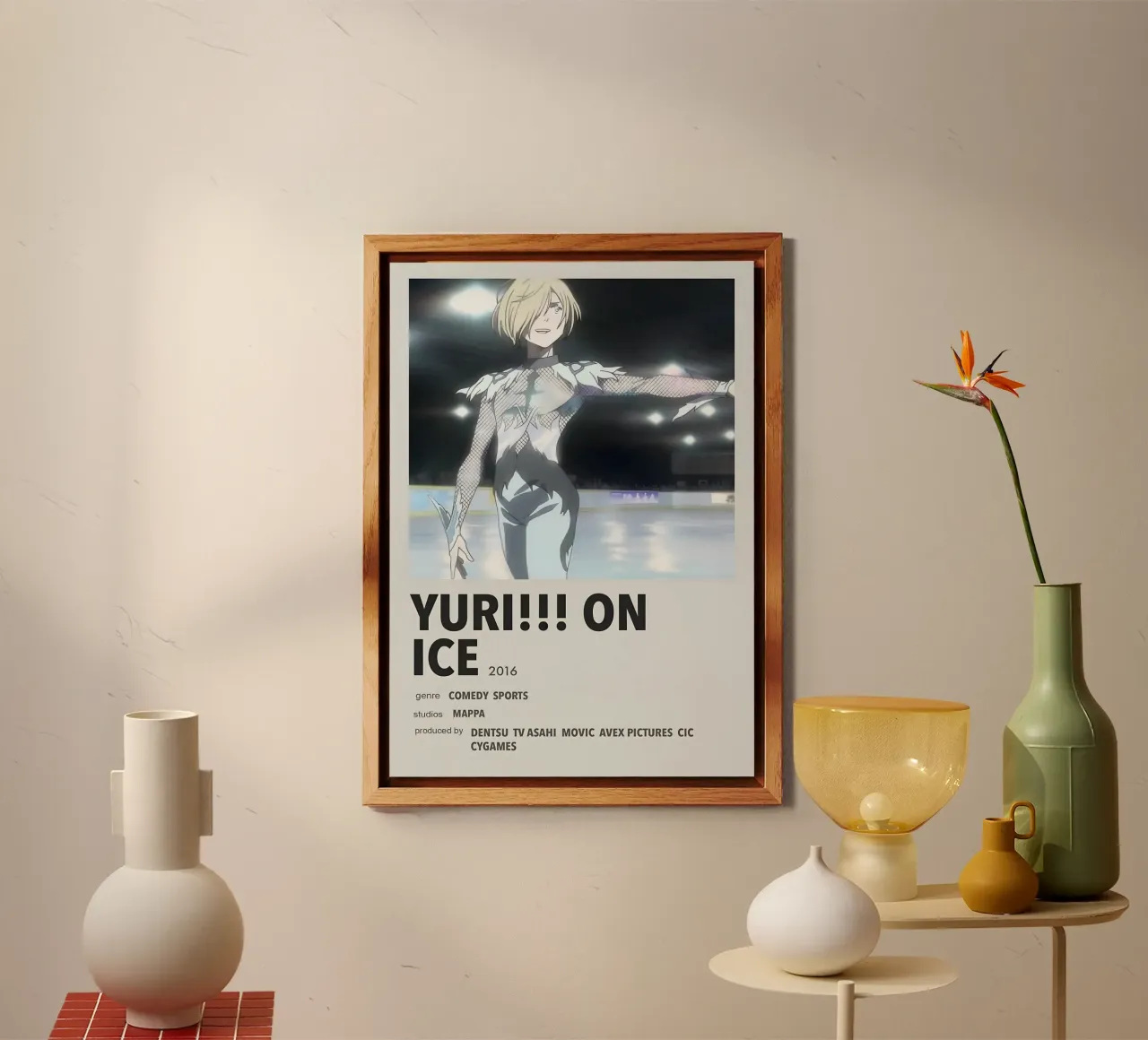 YURI!!! ON ICE  2016 alluminio dibond da Totoya