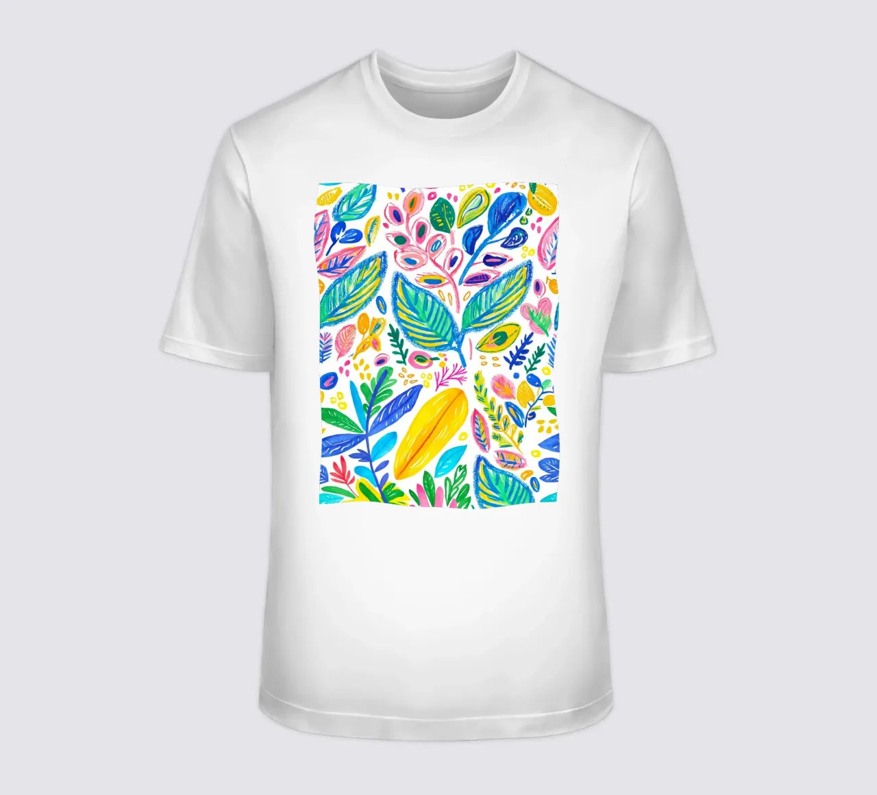 Bold Pop Doodle Botanical Summer Vibes t-shirt da Andrea Haase Modern Home