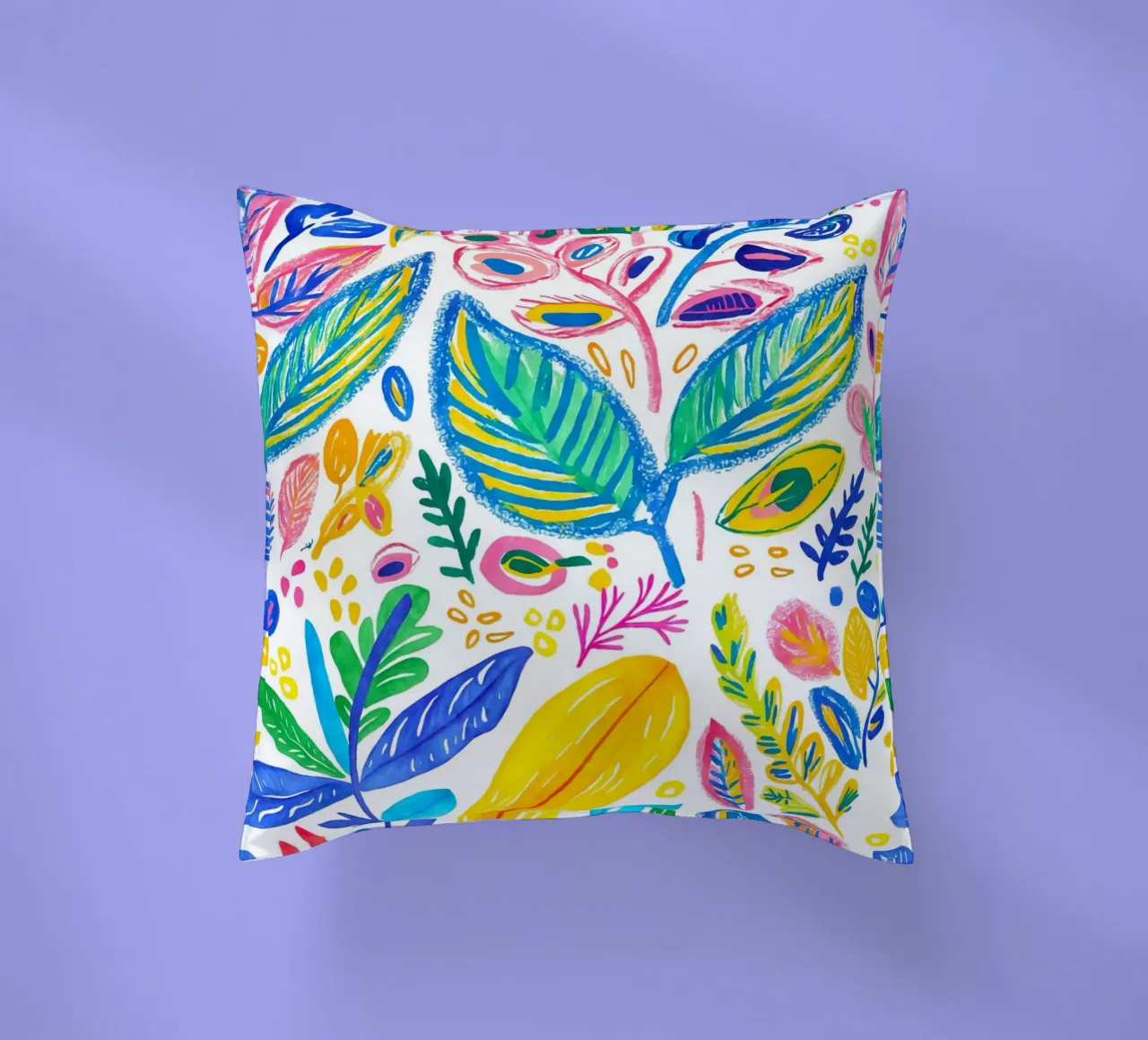 Bold Pop Doodle Botanical Summer Vibes cuscino da Andrea Haase Modern Home