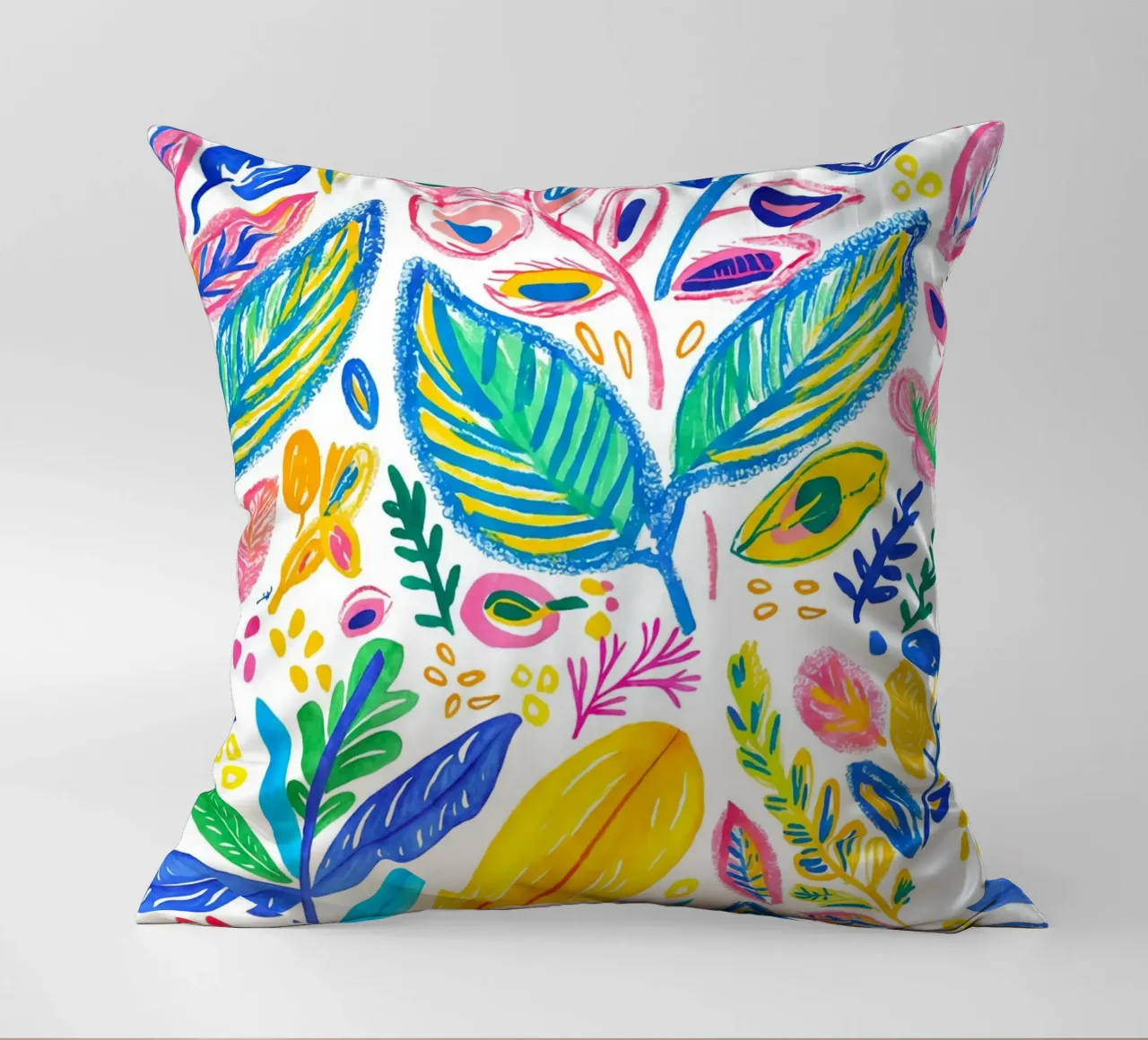 Bold Pop Doodle Botanical Summer Vibes cuscino da Andrea Haase Modern Home