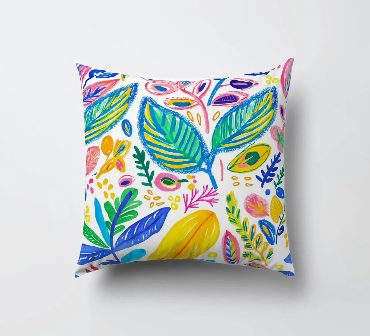 Bold Pop Doodle Botanical Summer Vibes cuscino da Andrea Haase Modern Home