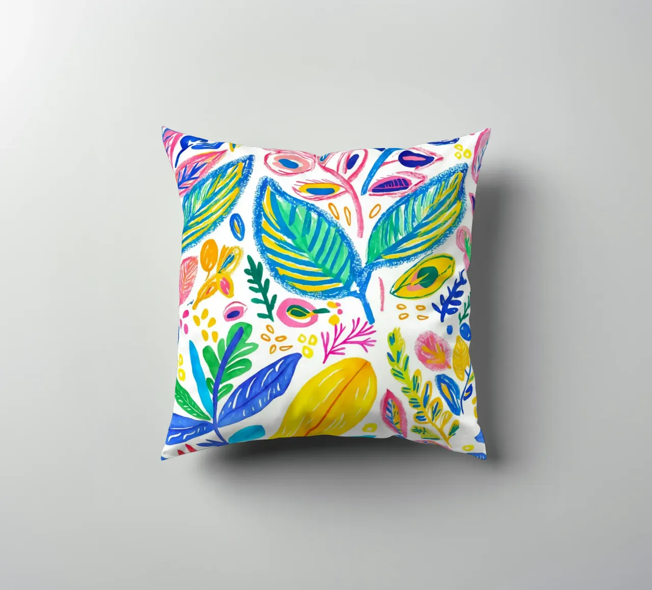 Bold Pop Doodle Botanical Summer Vibes cuscino da Andrea Haase Modern Home