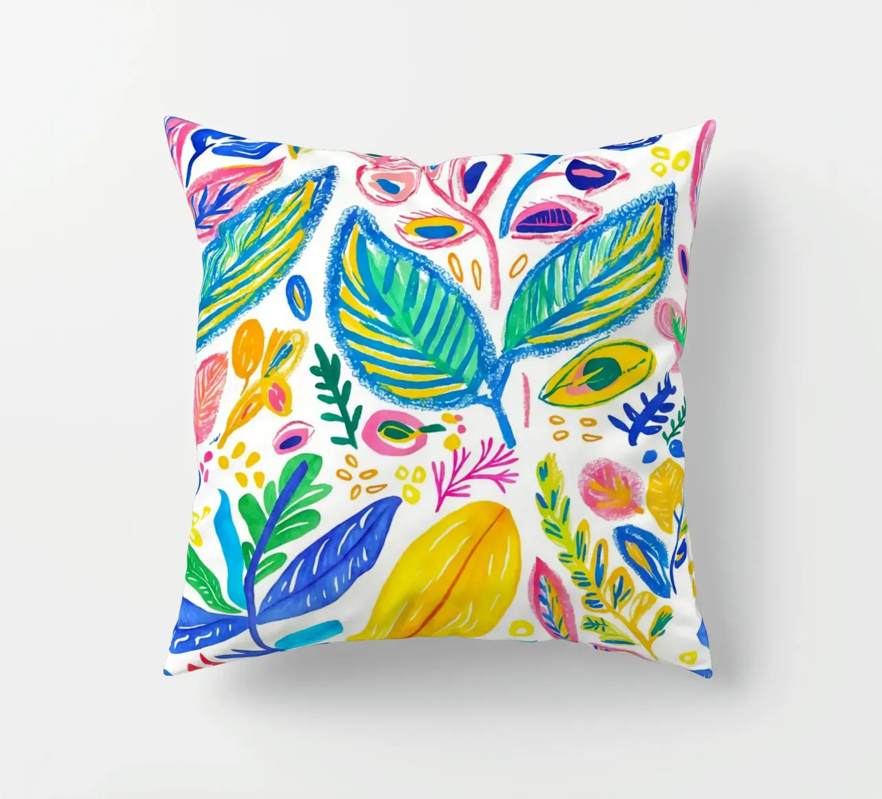 Bold Pop Doodle Botanical Summer Vibes cuscino da Andrea Haase Modern Home