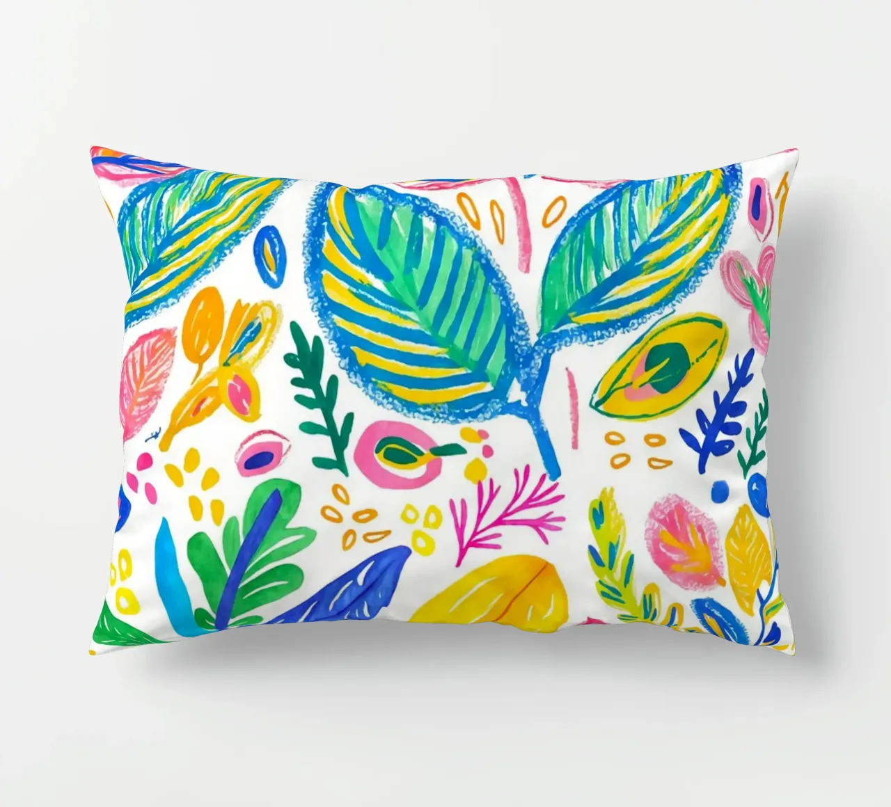 Bold Pop Doodle Botanical Summer Vibes cuscino da Andrea Haase Modern Home