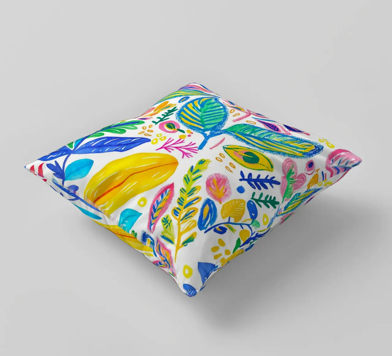 Bold Pop Doodle Botanical Summer Vibes cuscino da Andrea Haase Modern Home