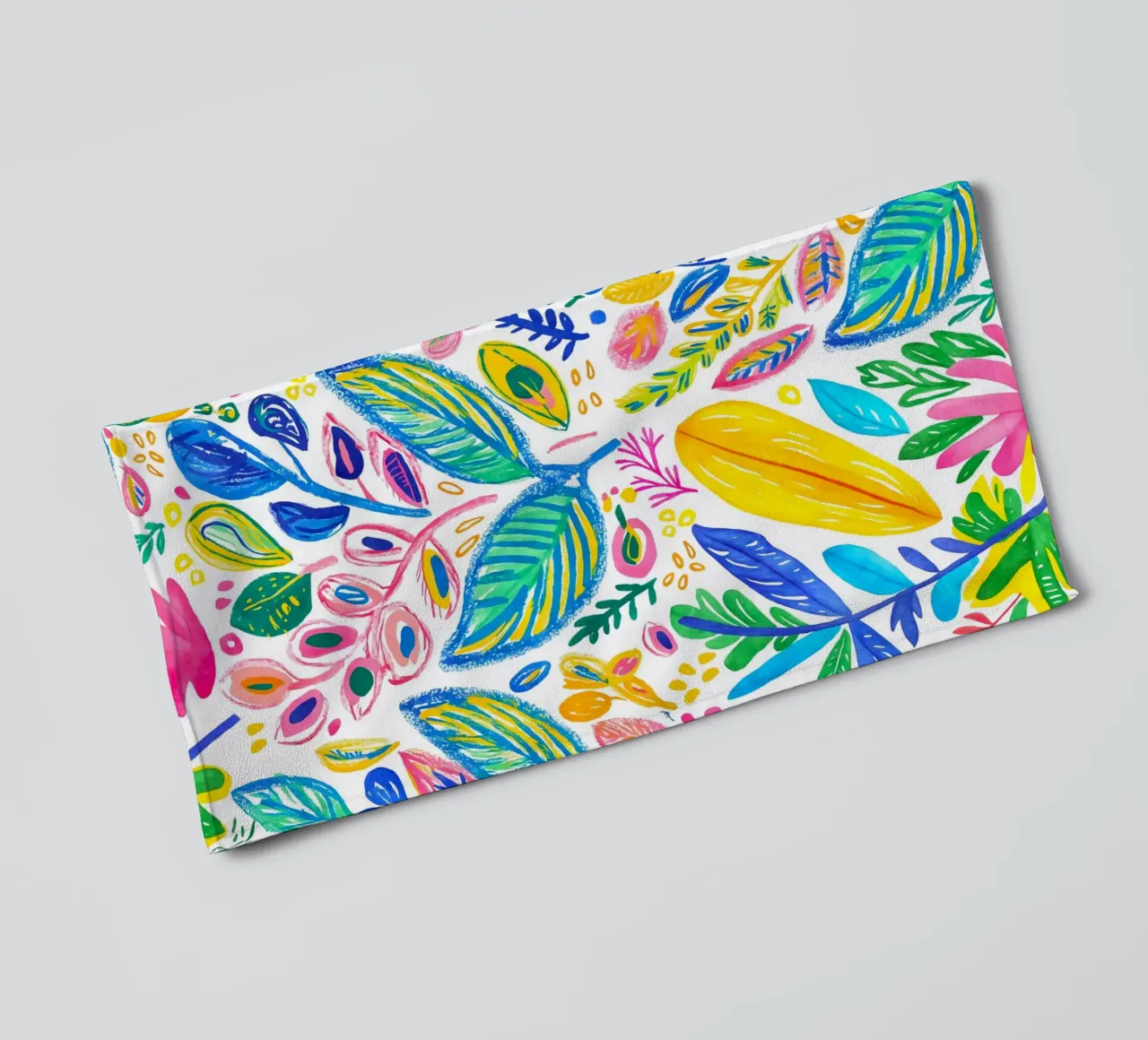 Bold Pop Doodle Botanical Summer Vibes asciugamano da bagno da Andrea Haase Modern Home