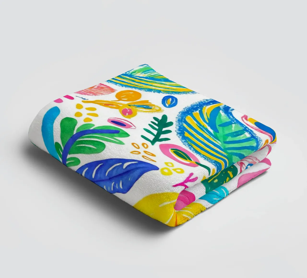 Bold Pop Doodle Botanical Summer Vibes asciugamano da bagno da Andrea Haase Modern Home