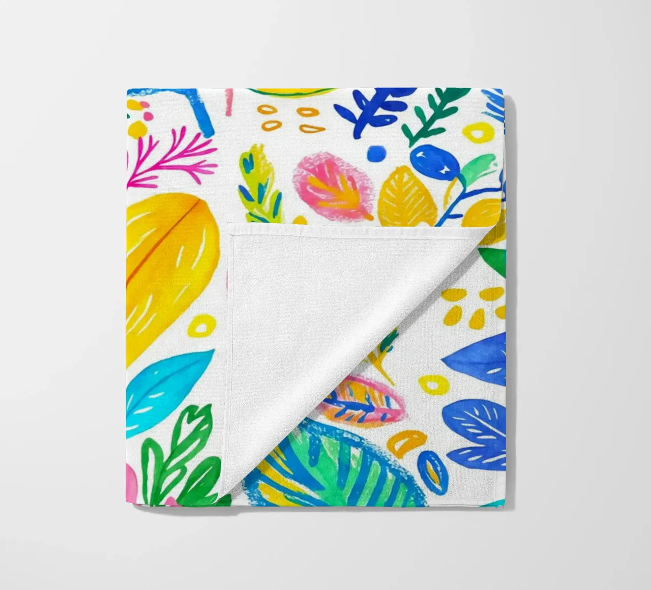 Bold Pop Doodle Botanical Summer Vibes telo mare da Andrea Haase Modern Home