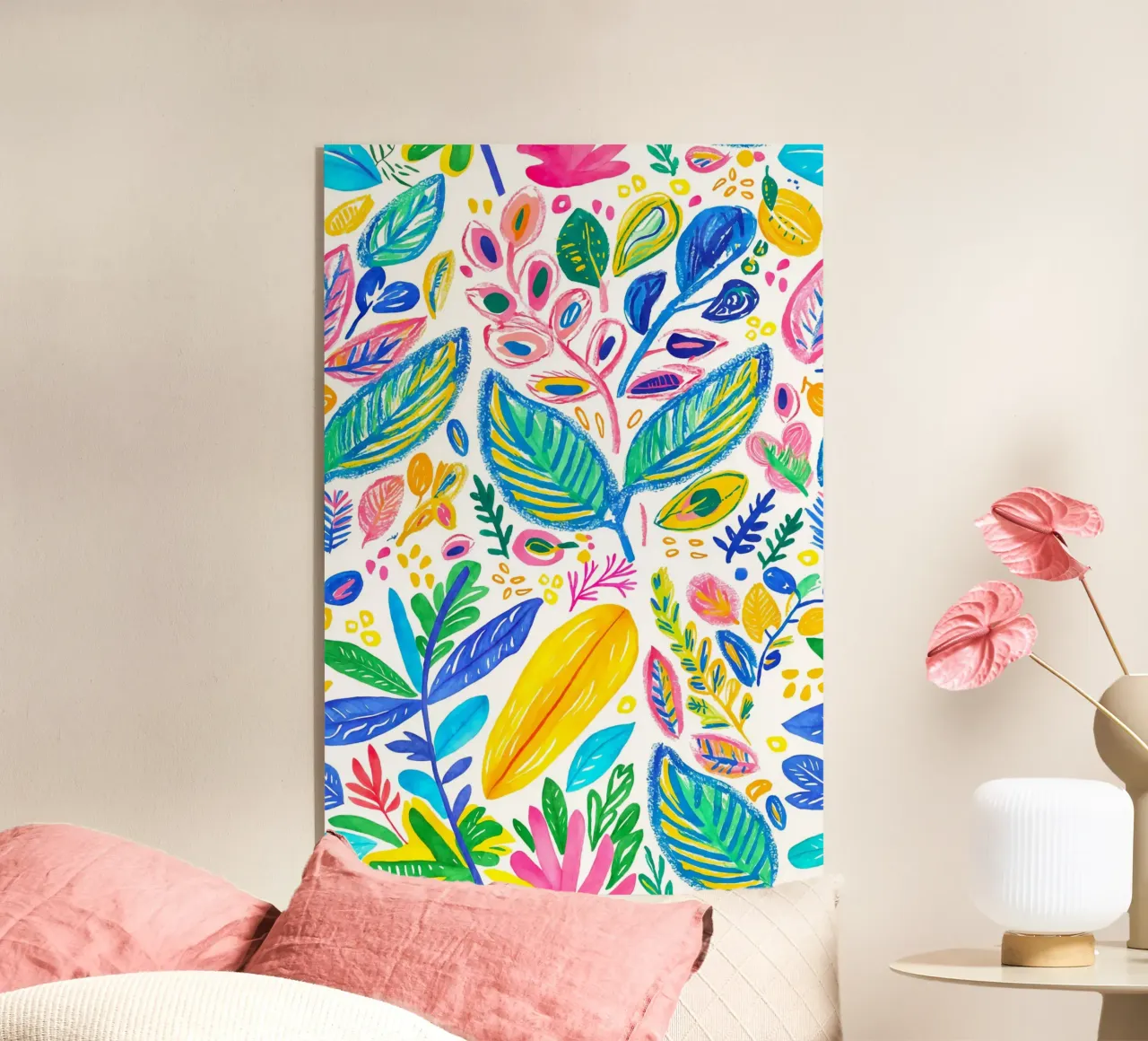 Bold Pop Doodle Botanical Summer Vibes metacrilato de Andrea Haase Modern Home