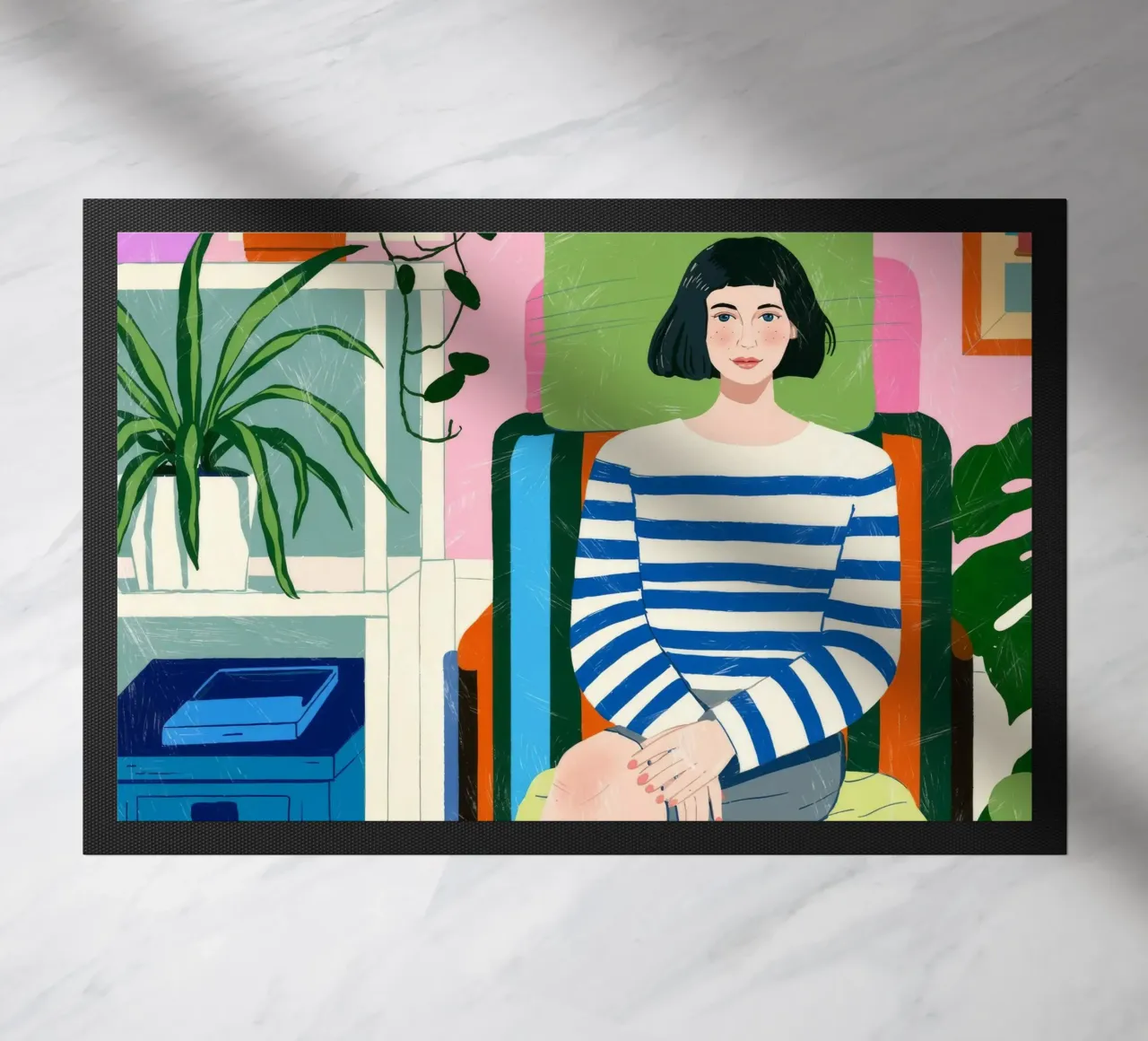 Serenità a righe zerbino da Silent Hue