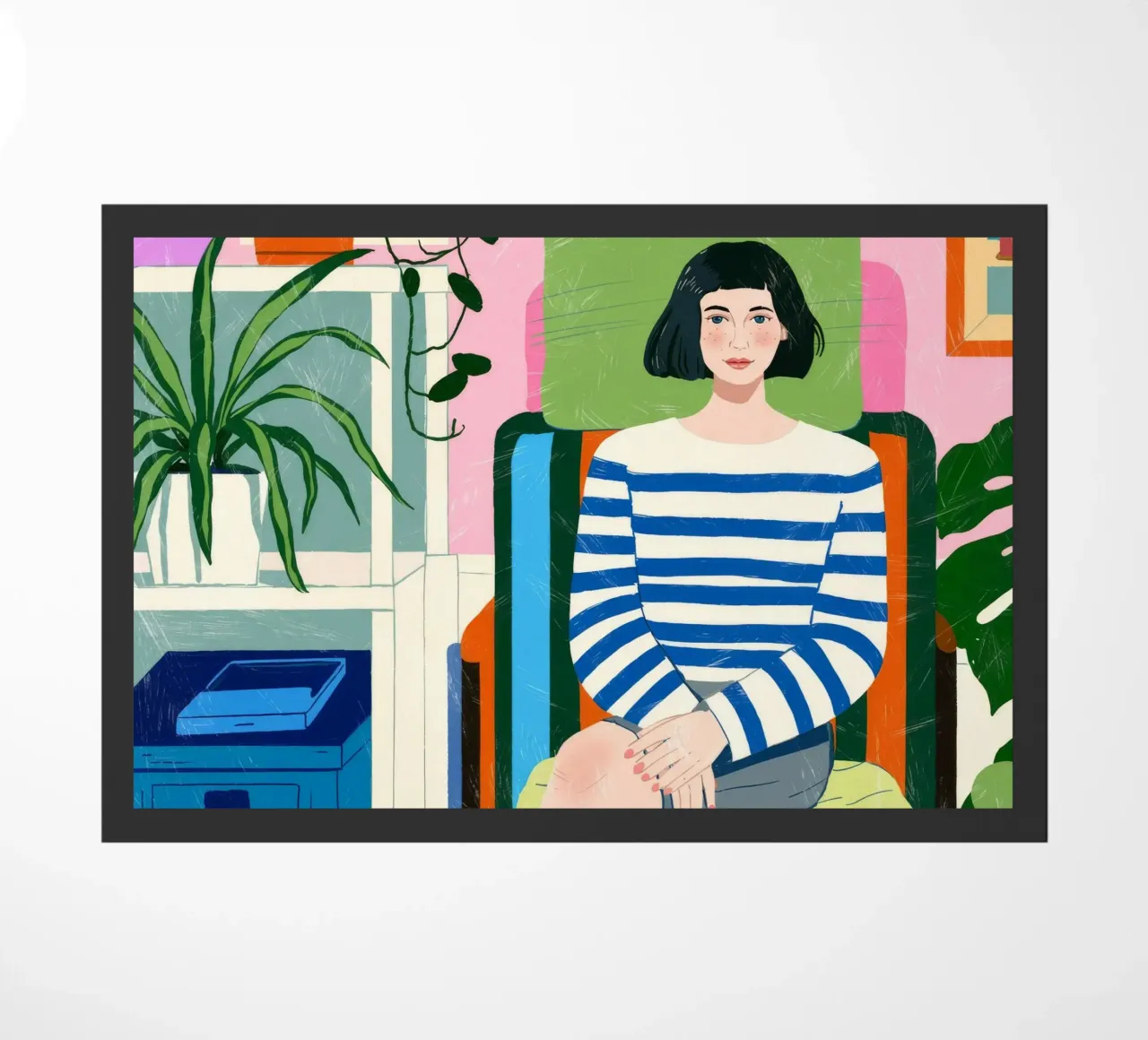 Serenità a righe zerbino da Silent Hue