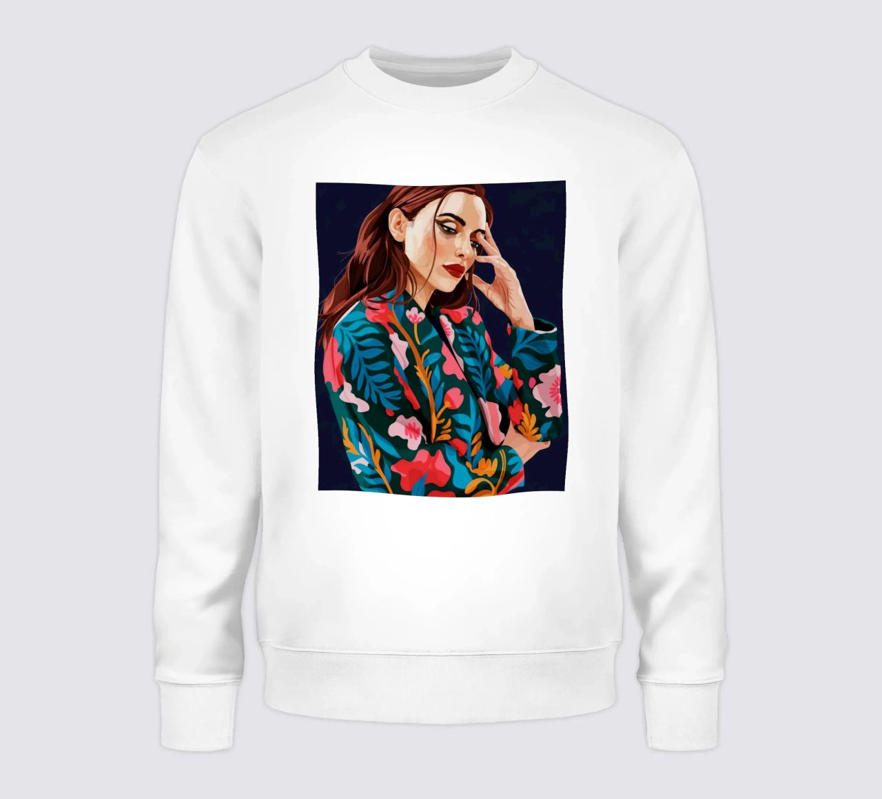 Contemplation florale sweat de Silent Hue